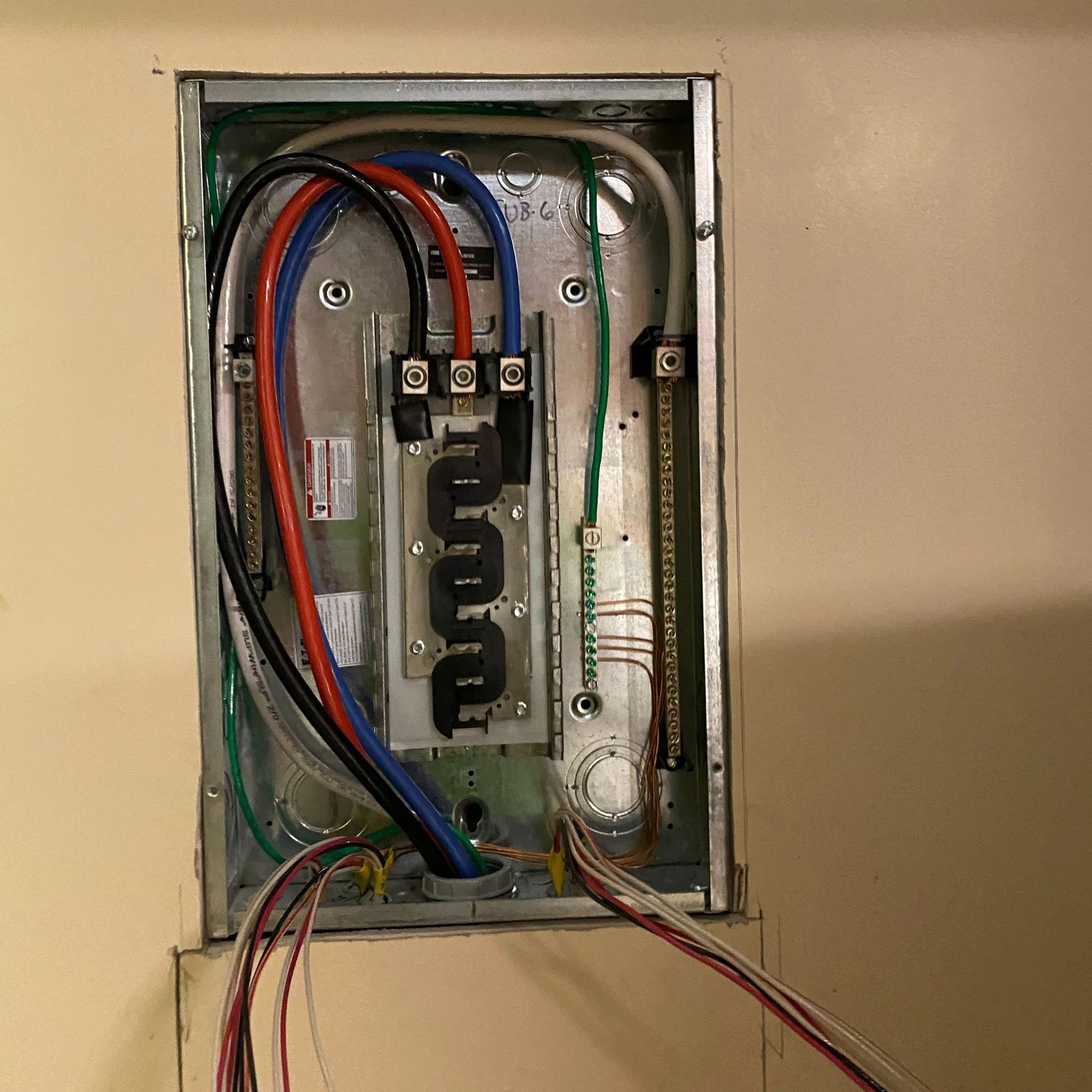 The Electric Pro - A electrical box with a bunch of wires coming out of it