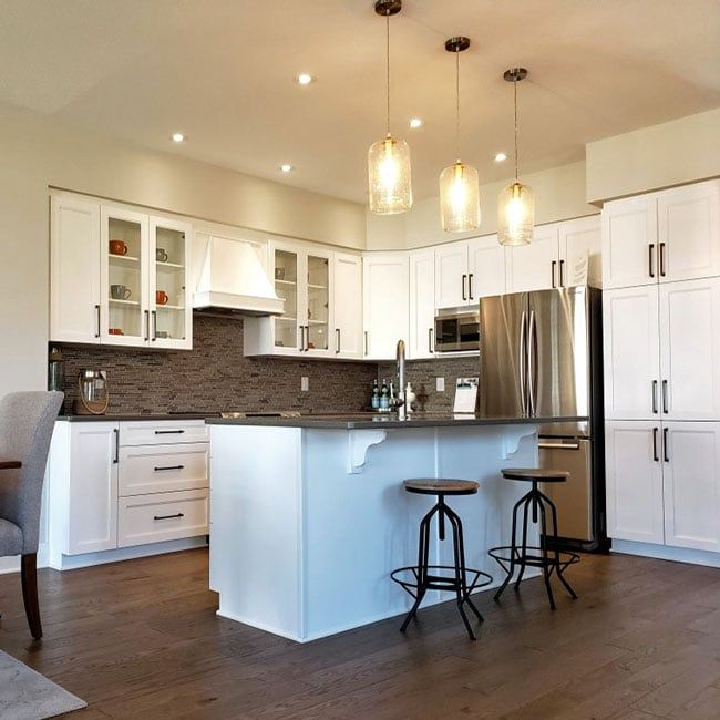 Photo of a home with hardwood floors