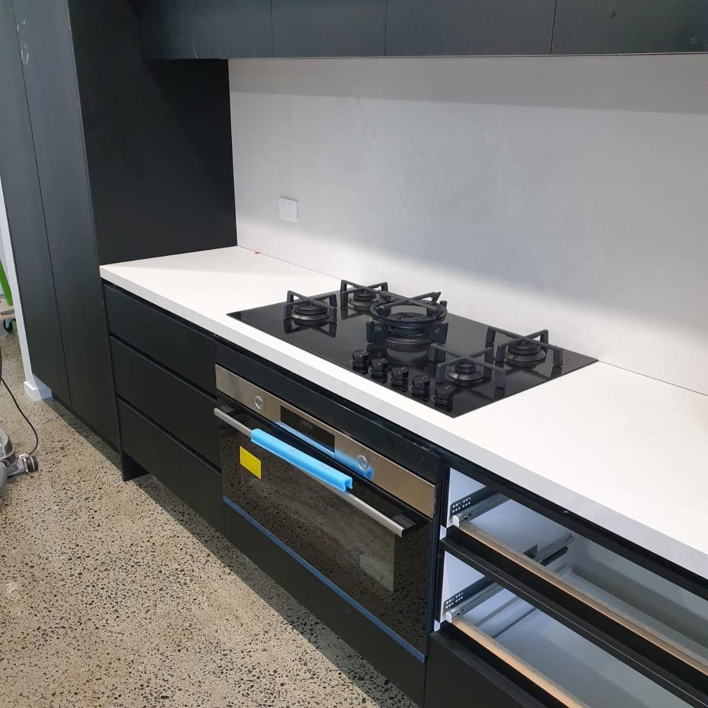 Stainless Steel Gas Range With Six Burners — C’s Plumbing & Gas Gold Coast in Yatala, QLD
