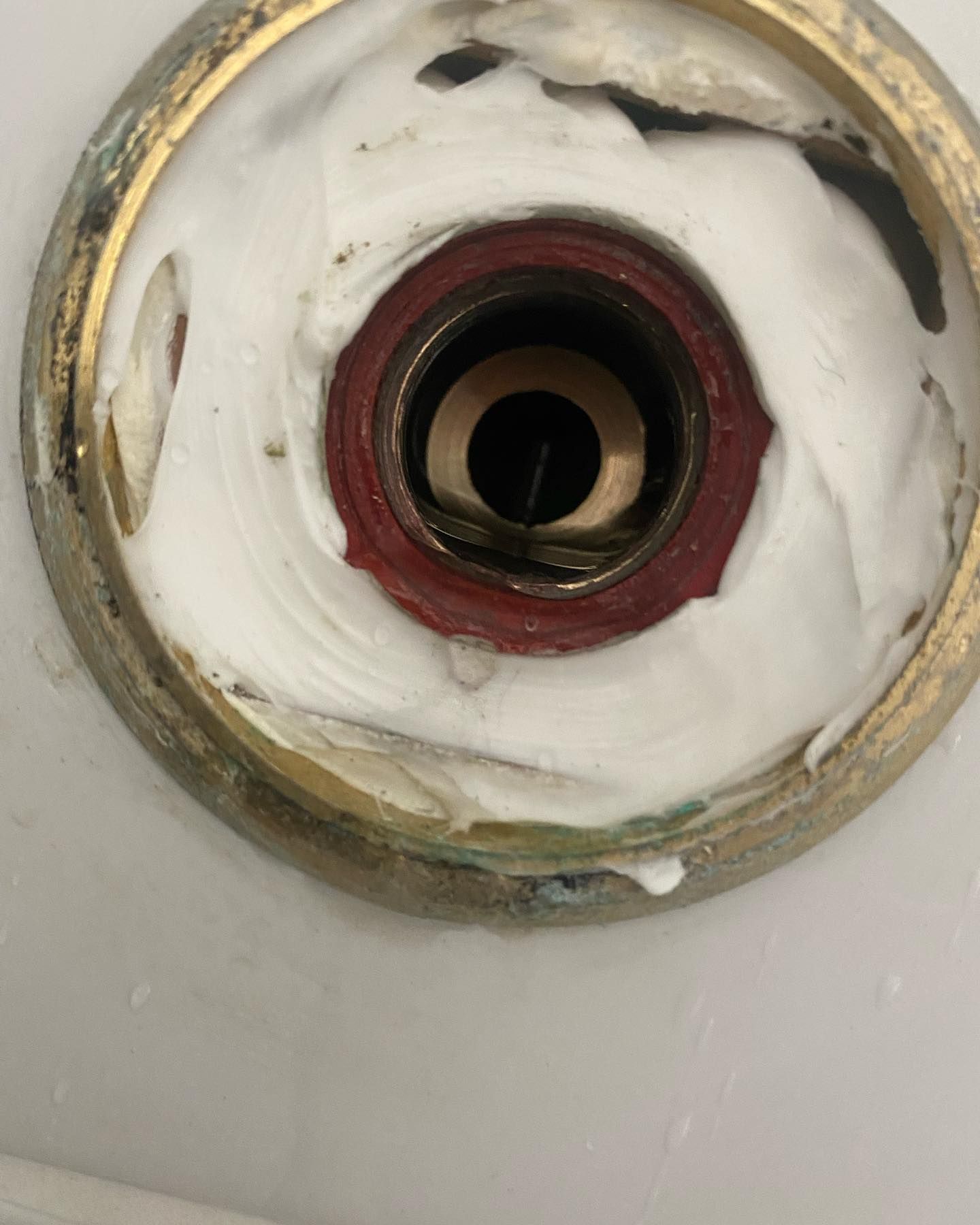 Close-up of a Bathtub Faucet's Internal Components — C’s Plumbing & Gas Gold Coast in Logan, QLD