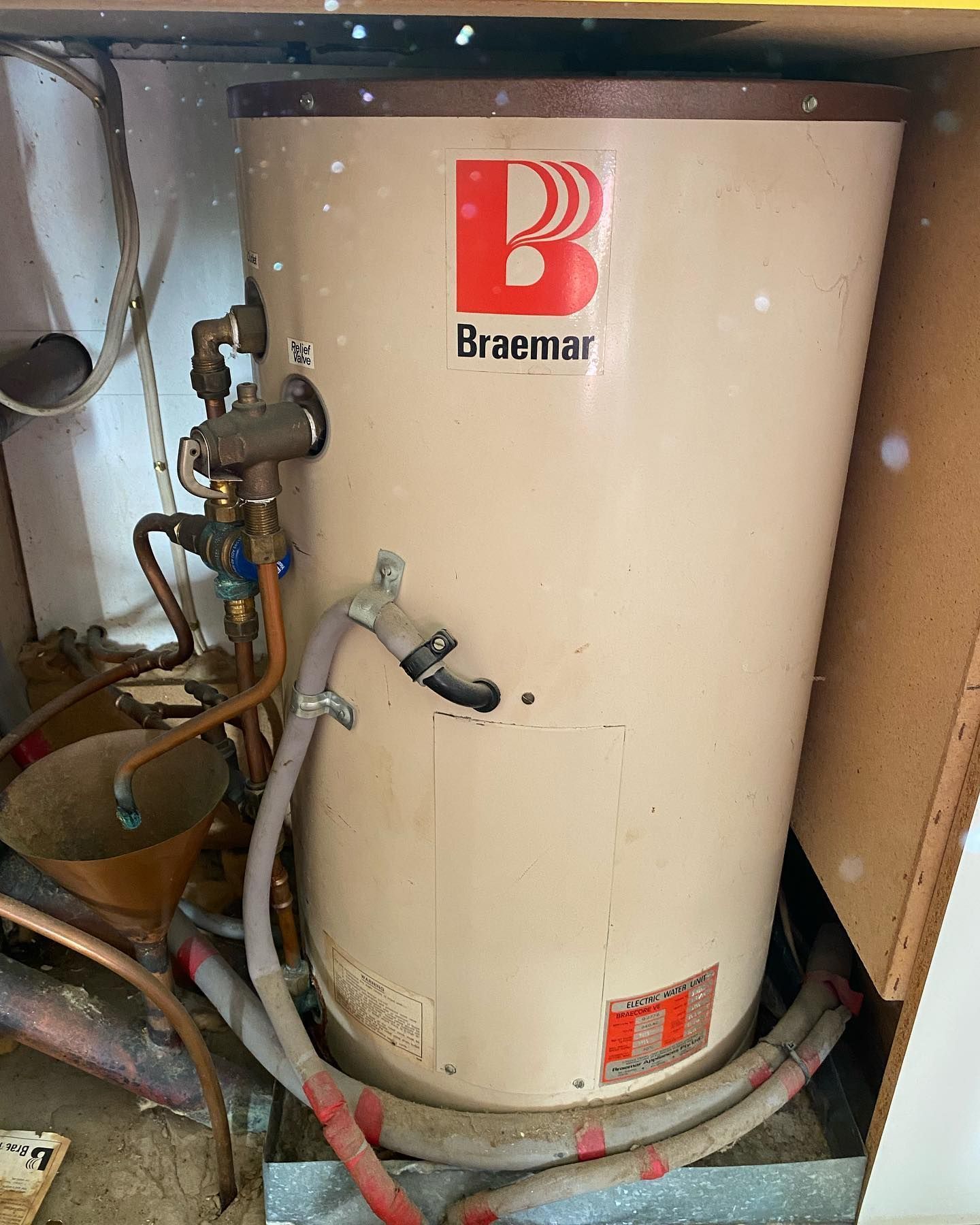 Braemar Water Heater in a Cabinet — C’s Plumbing & Gas Gold Coast in Ipswich, QLD