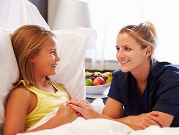 Nurse Checking the Kid — Intravenous Immunoglobulin Therapy in Westchester, CA