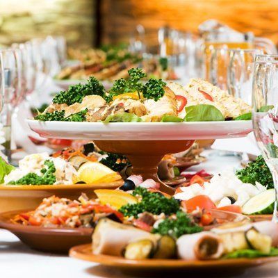 a wide range of food items