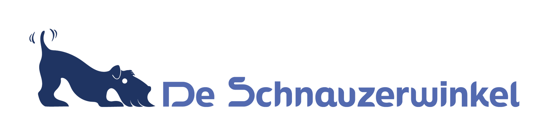 Een logo voor een bedrijf genaamd de schnauzerwinkel