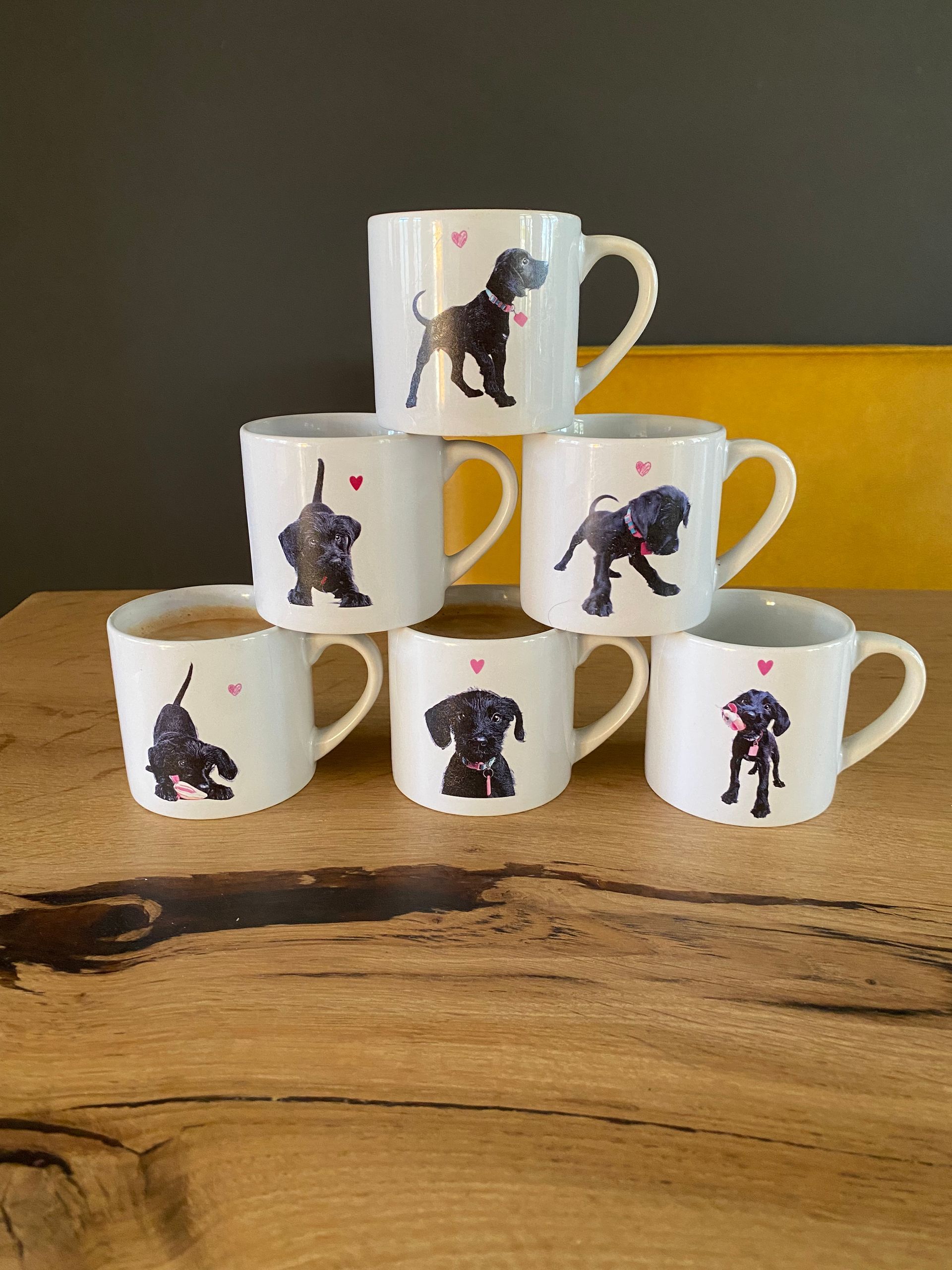 Willow koffiemokjes, set van 6