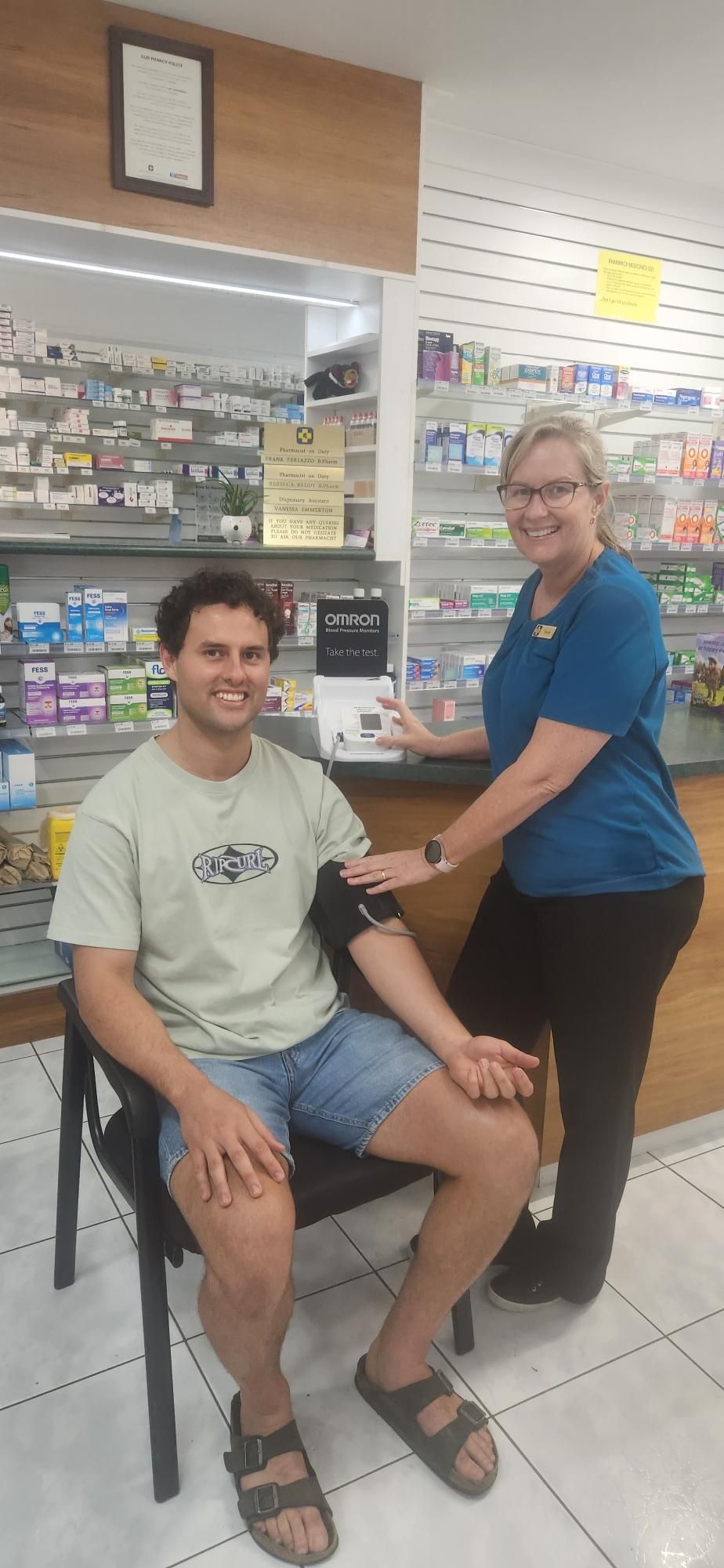 Pharmacy Products on a Shelf In The Pharmacy— Bluewater Pharmacy in Yabulu, QLD