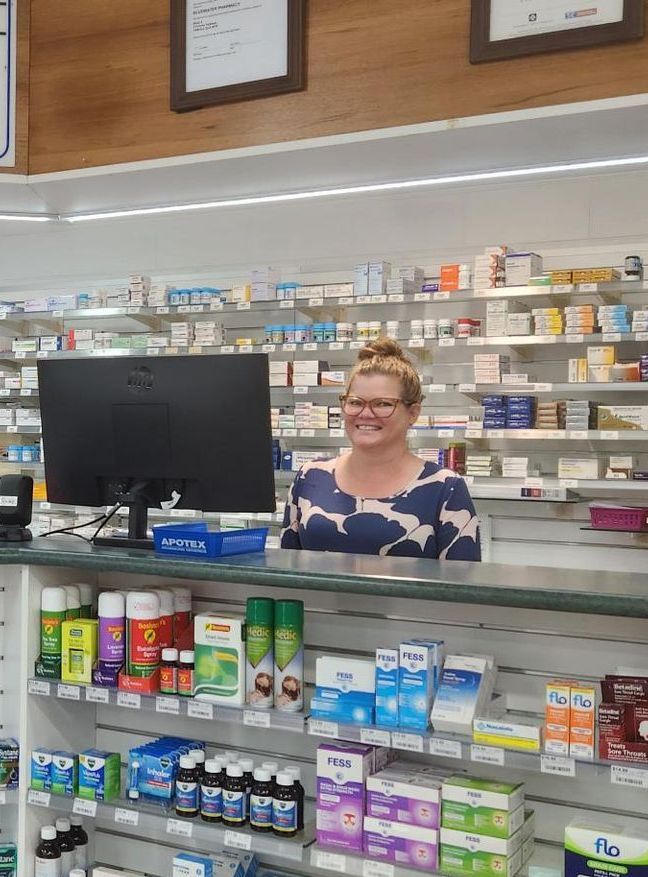 Glasses On A Stand in a Pharmacy — Bluewater Pharmacy in Yabulu, QLD