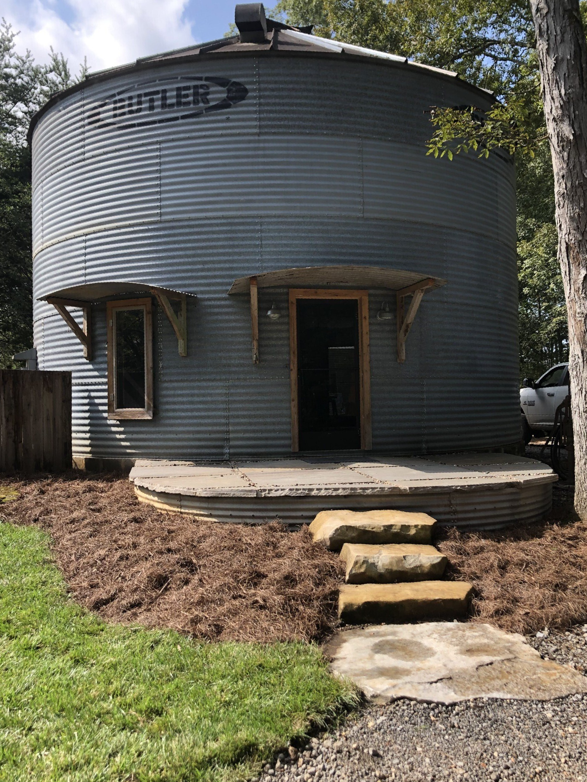 grain bin house
