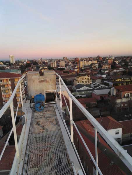 passerella di gru automontante