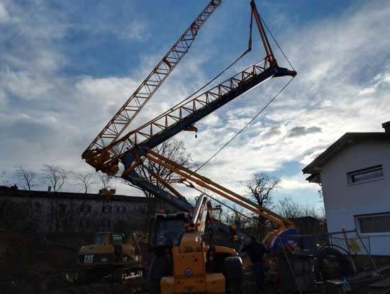 gru per lavori edili