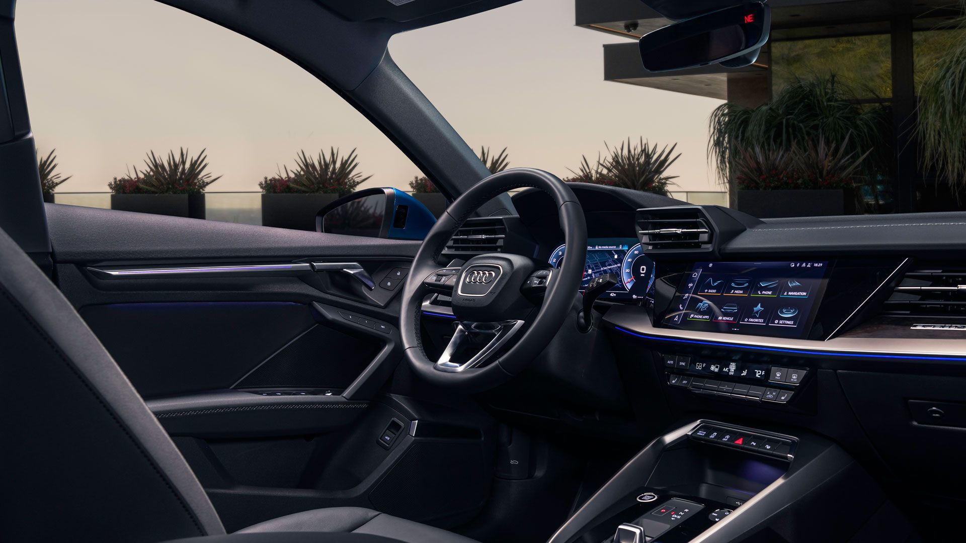 2023 Audi A3 Driver-centric interior 