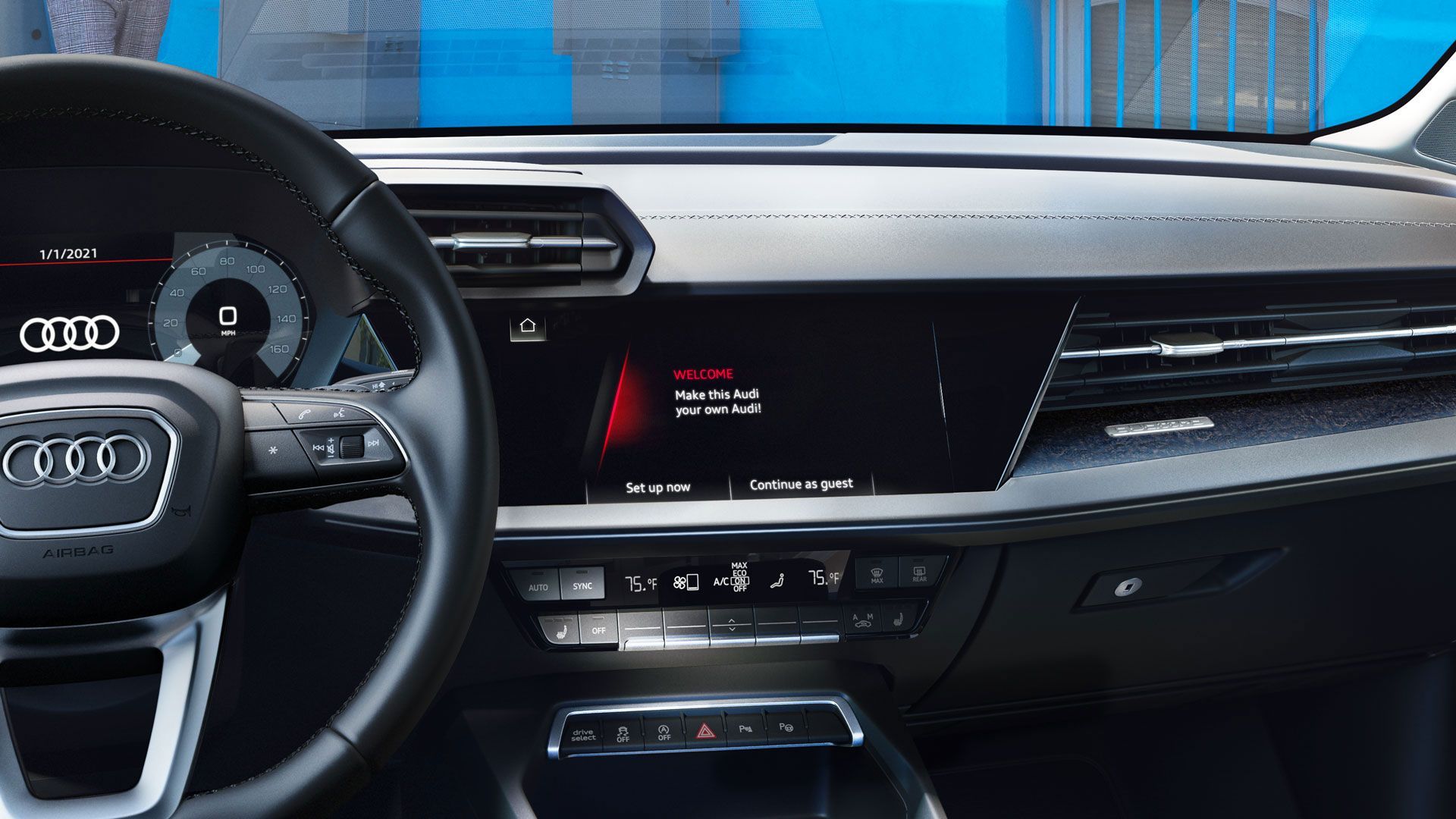 2023 Audi A3 MMI touch display 