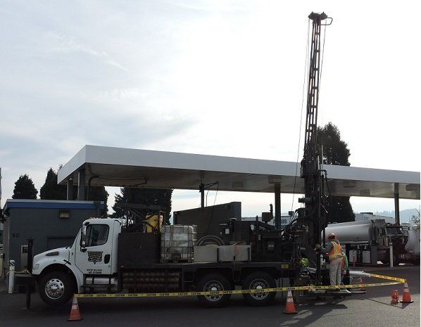 Drilling Equipment — Truck Used For Drilling in Hubbard, OR