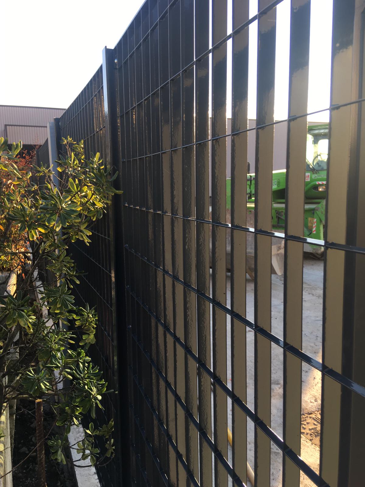 Recinzione in grigliato, dettaglio