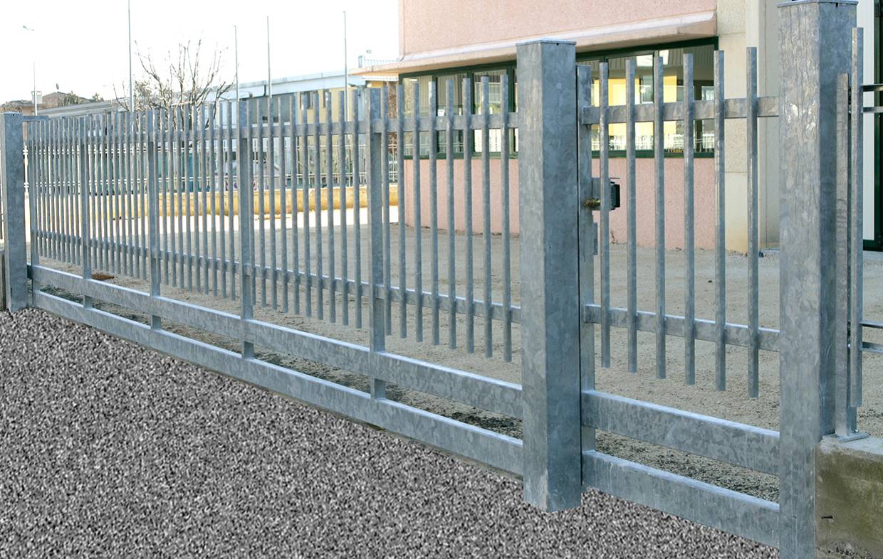 Cancello modello village in metallo