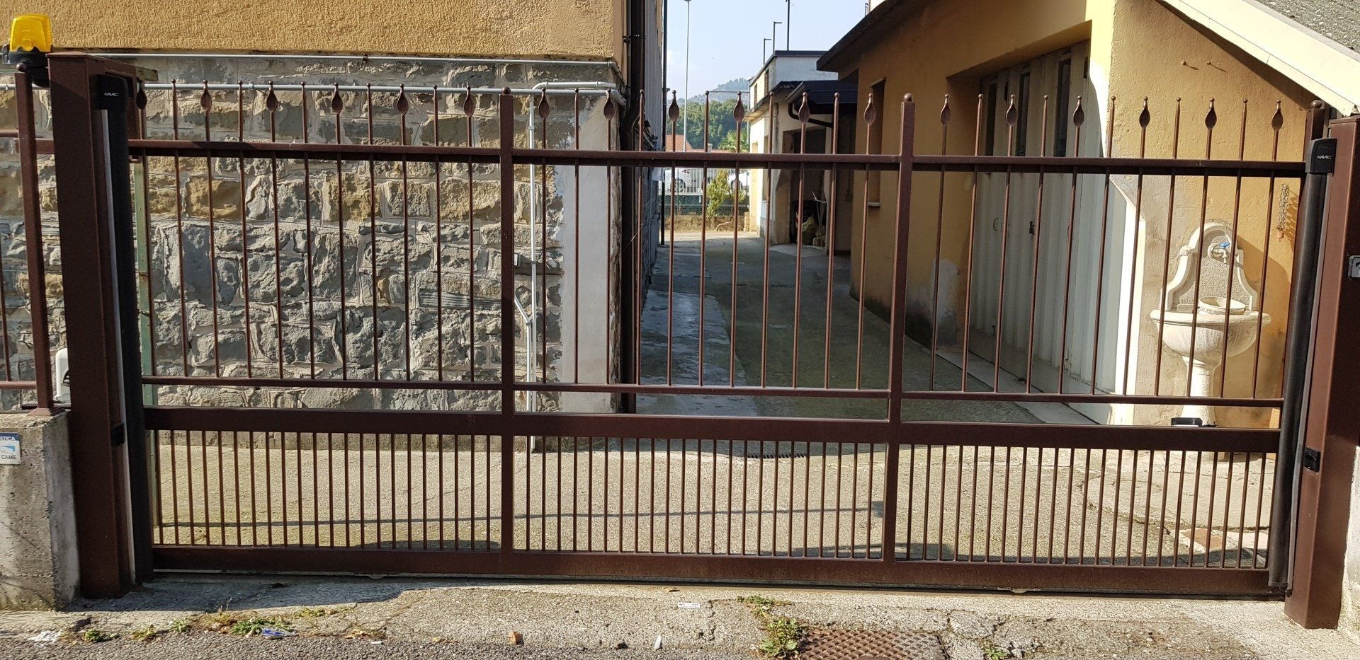 Cancello dritto modello svedese