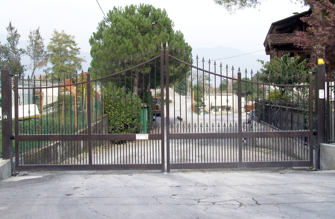 Cancello modello inglese a punta