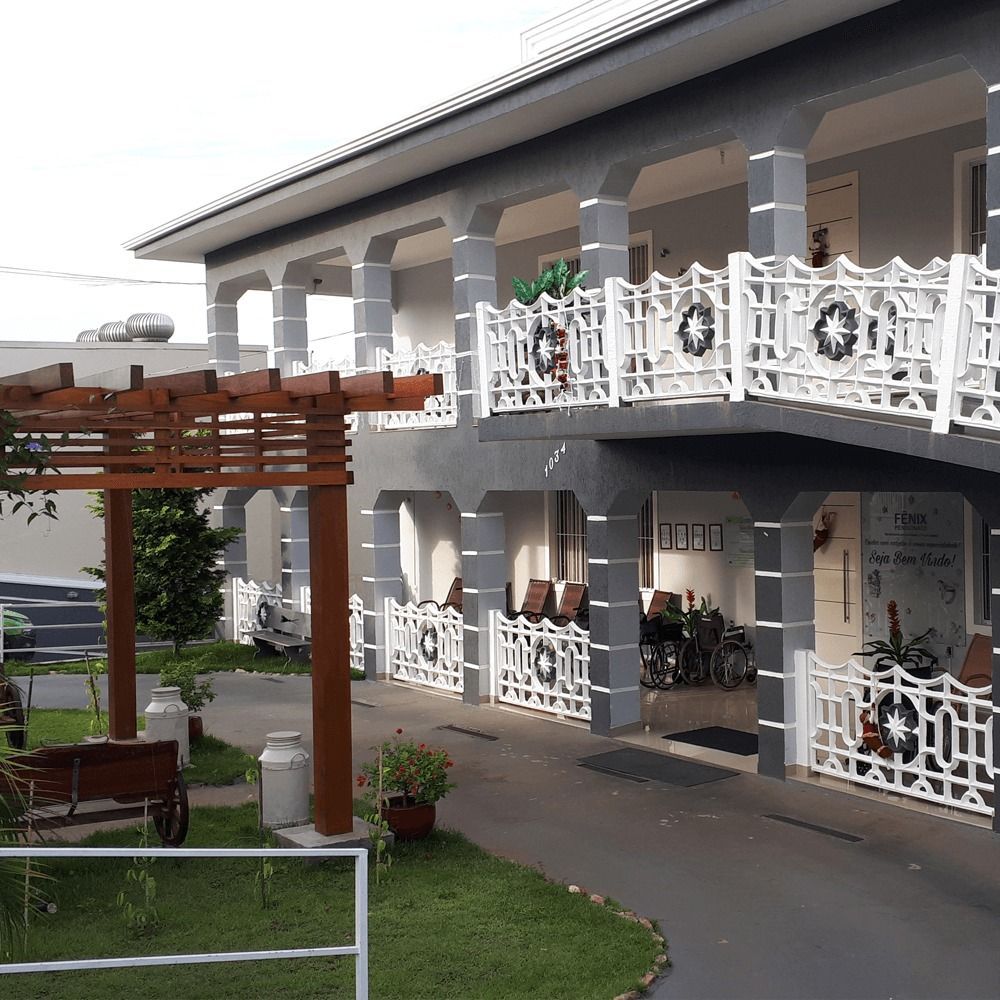 Área externa da Fênix Pensionato Campinas