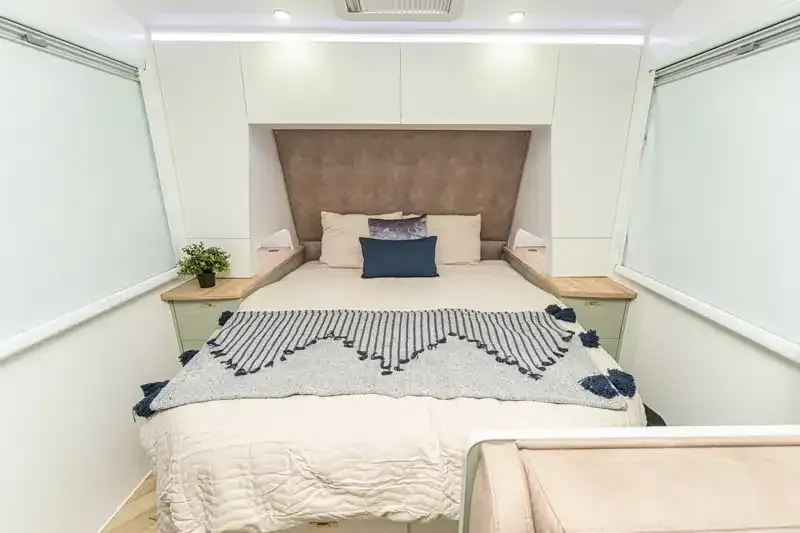 Design RV Mica ACX Caravan double bedroom