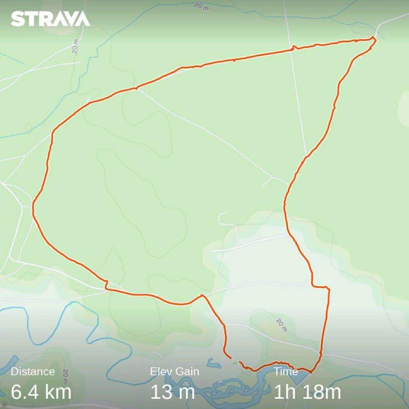 Sauleskalna takas - karte