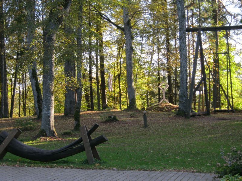 Sun trail in Sauleskalns