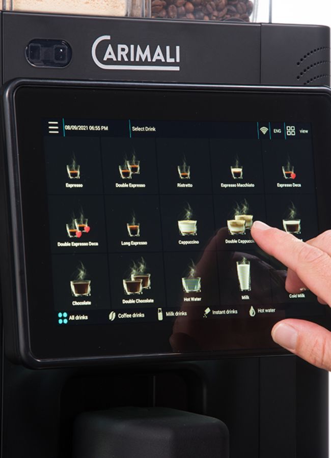 Scelta caffè della macchinetta