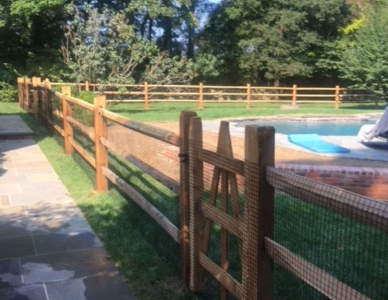 Post & Rail | Post & Board - Locust Split Rail 1