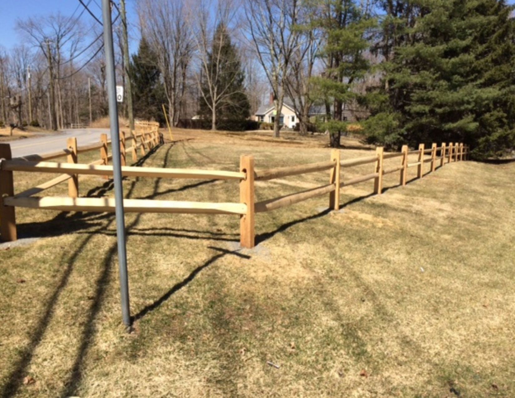 Post & Rail | Post & Board - Locust Split Rail 3
