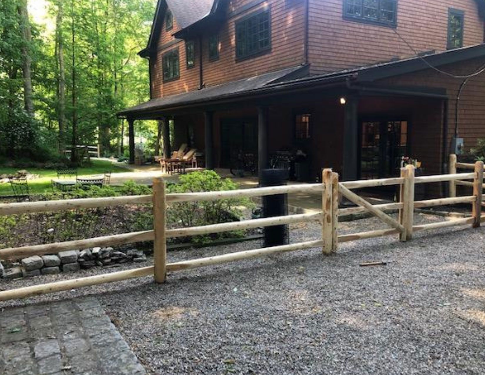 Post & Rail | Post & Board - Round Cedar