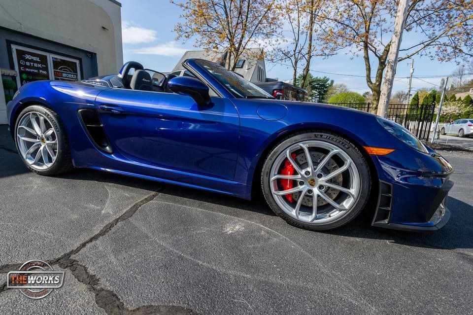 Vehicle protected with Paint Protection Film for Albany’s harsh winters, shielding the paint from road salt, slush, and debris for long‑lasting durability.