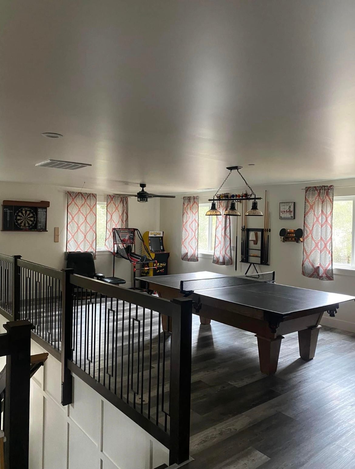 Custom man cave/ game room.