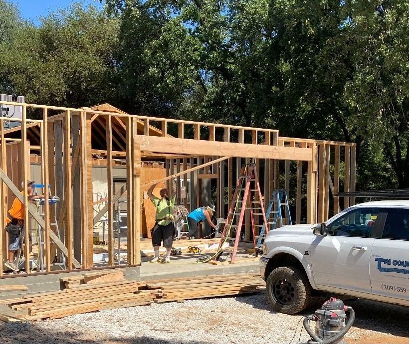 richie cox framing home.