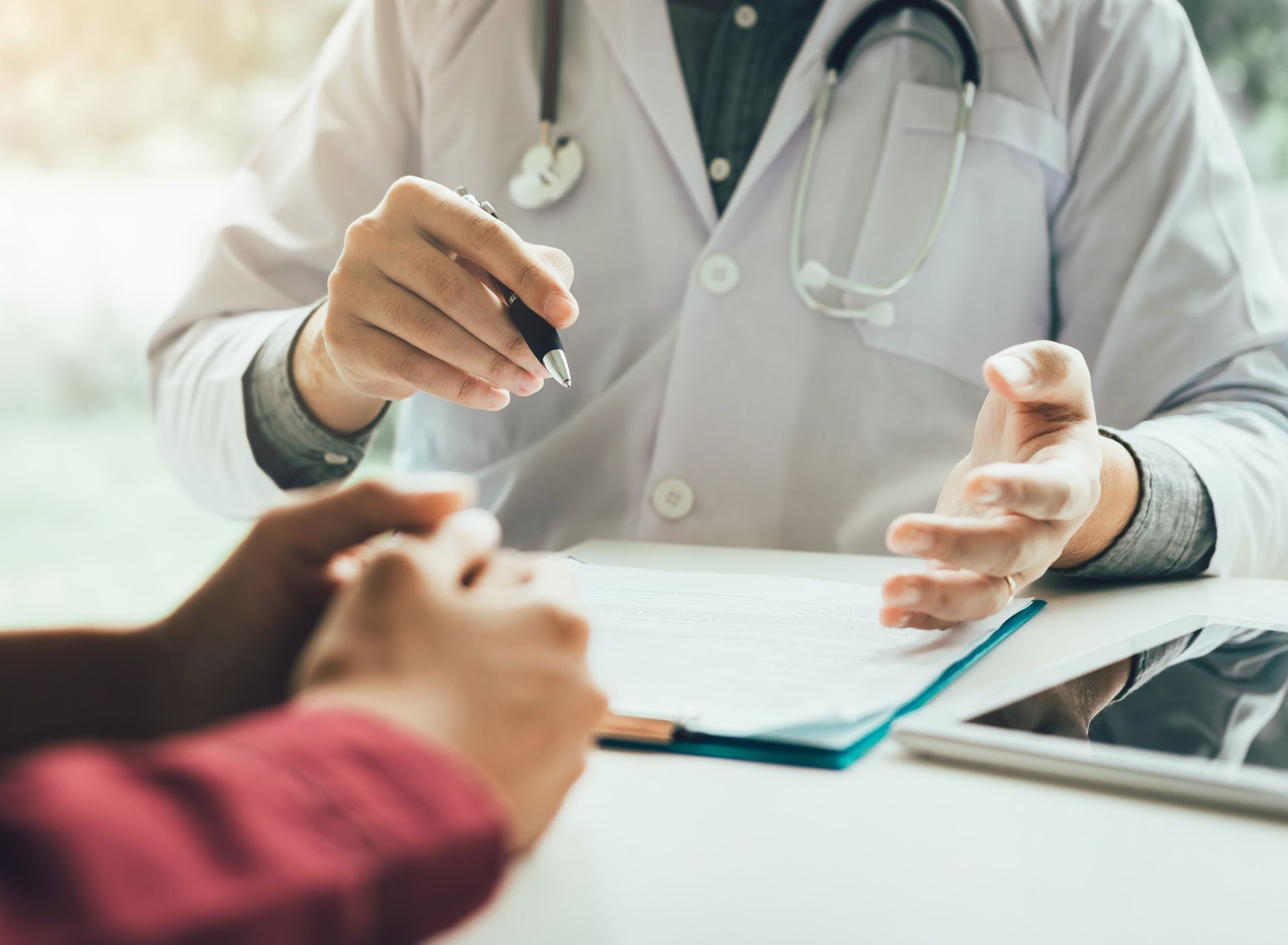 Doctor Talking to the Patient — Little Rock, AR — Benny J Green MD PA