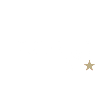 Blockstar logo with light brown text and a house-key icon.