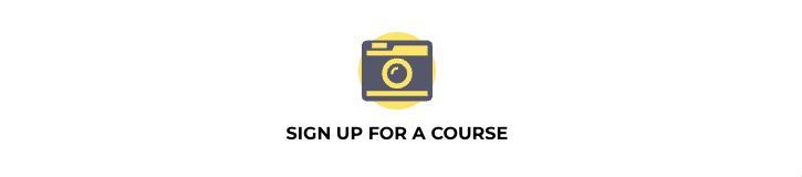 A sign up for a course icon on a white background