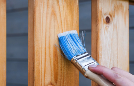 exterior fence painting in grand junction