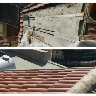 lavori edili su tetto