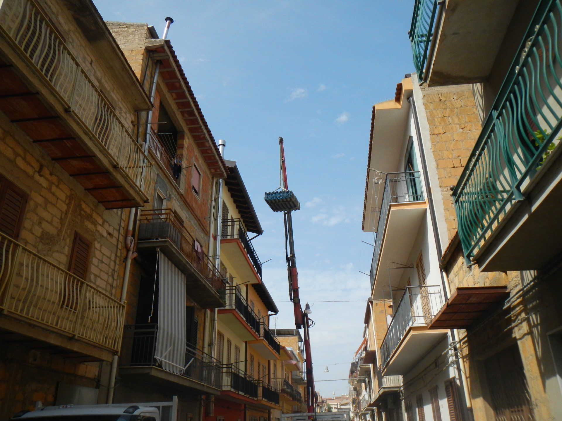 bonifica effettuata in quota con elevatore