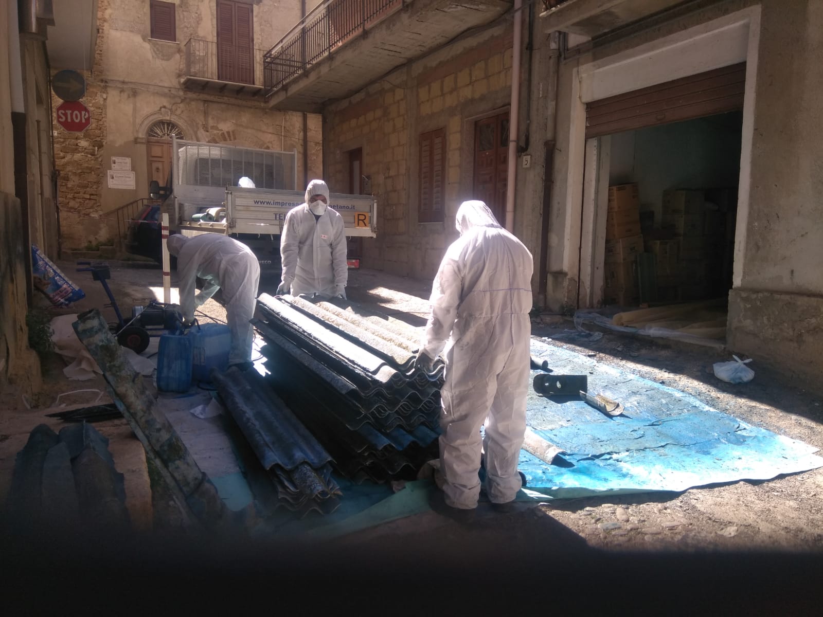 bonifica amianto in ambiente protetto