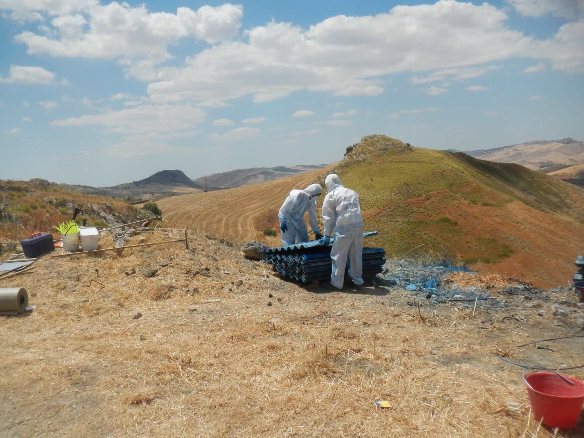 trattamento amianto su lamiere