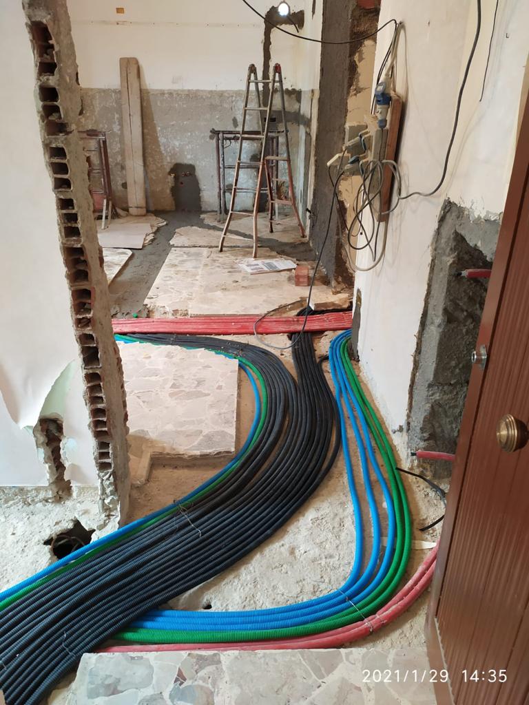 cablaggio impianto elettrico