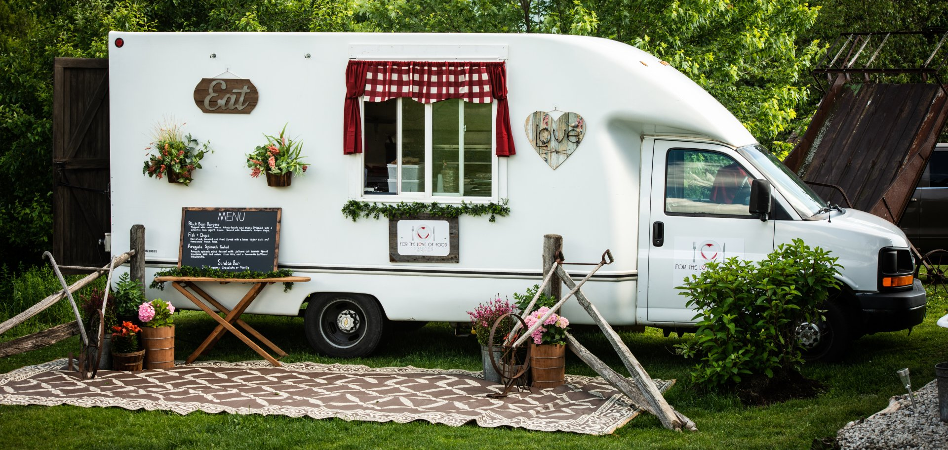 For the Love of Food Catering food truck.