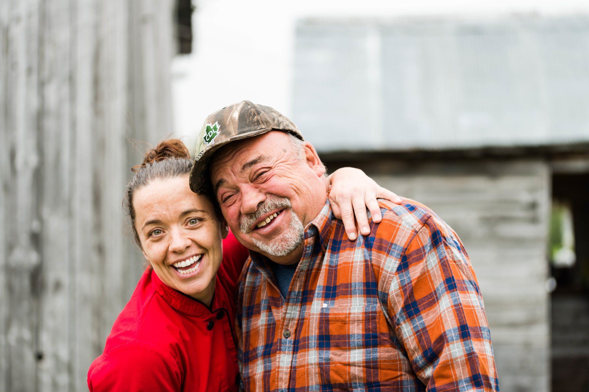 For the Love of Food owner Cassy on site with the catering team.
