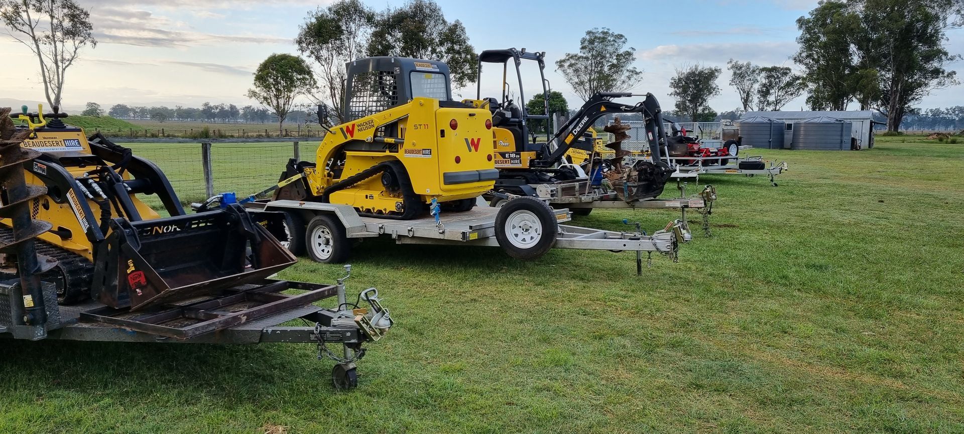 Mini Excavator Machine — Beaudesert Equipment Hire Services in Beaudesert, QLD