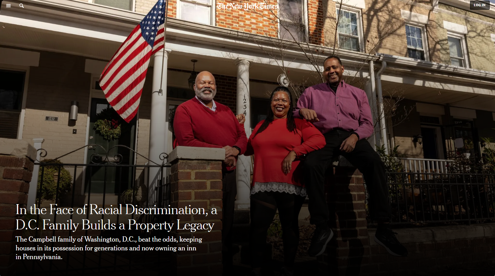 in the face of racial discrimination a d.c. family builds a property legacy