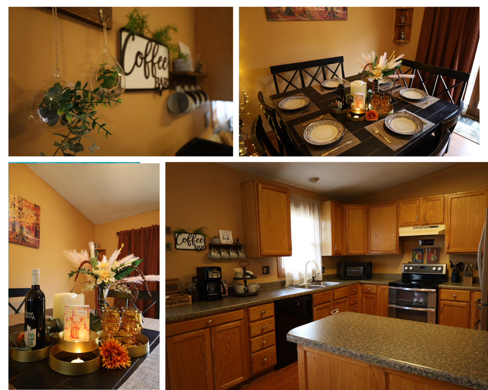 fully stocked kitchen