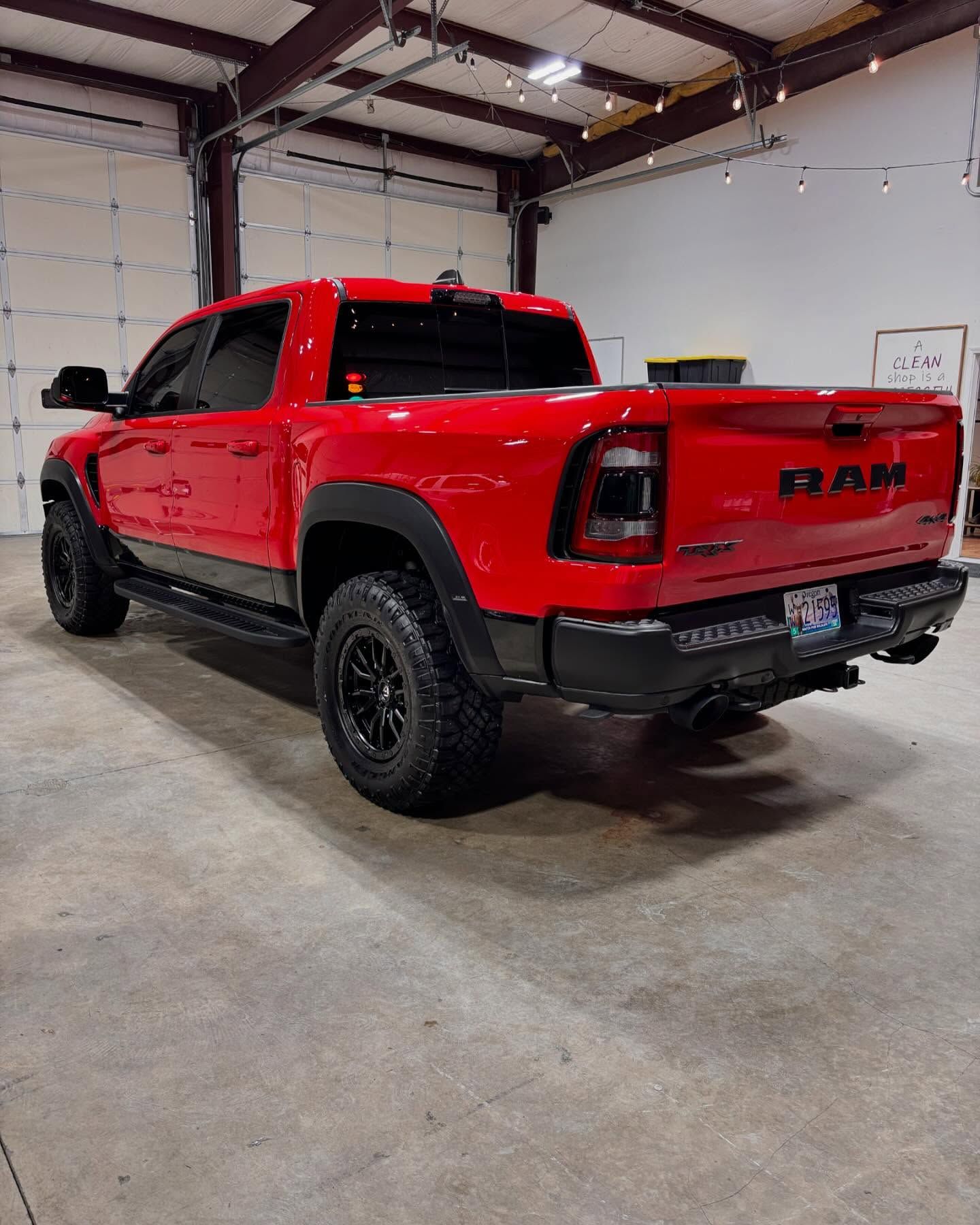 Red RAM car