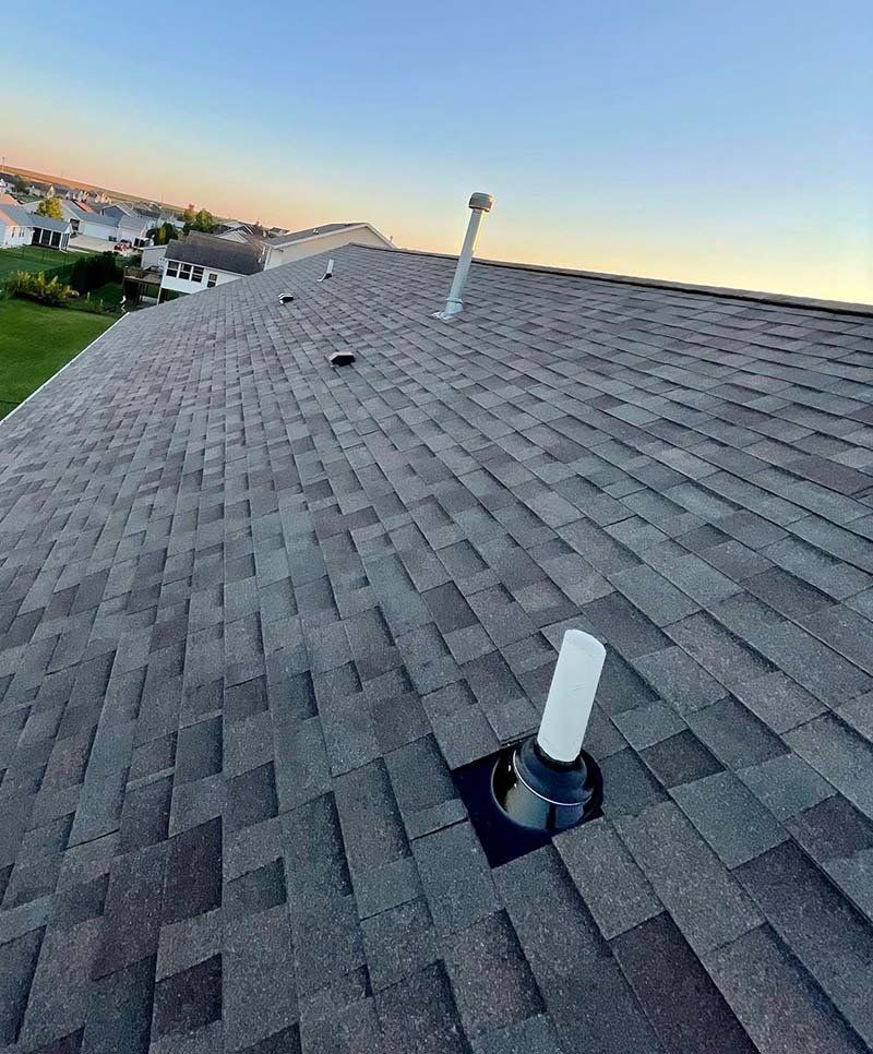 View of house with roofing — Cedar Rapids, IA — Baker Pro Construction, LLC