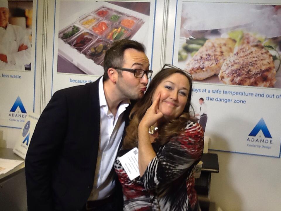 Maria McNevin at Hotelympia and Adande Sponsorship of  the Craft Guild of Chefs' National Chef of the Year event