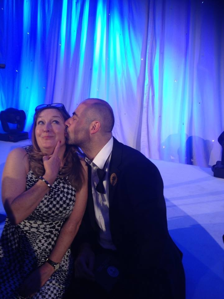 Maria McNevin with Eric Chavot at the Craft Guild Chef of the Year Special Award event